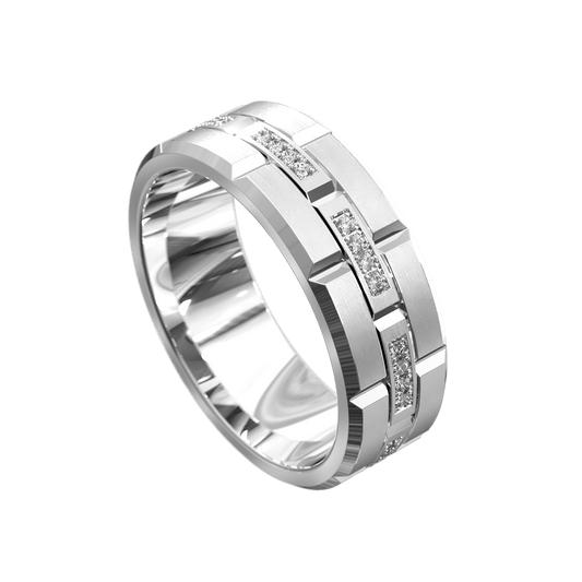 Memphis Chain Link (White)