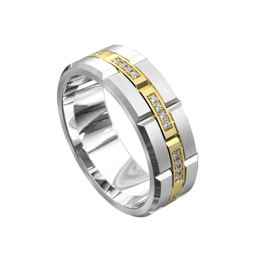 Memphis Chain Link Two Tone (Yellow Strip)