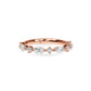 Amore Star Marquise & Round Diamond Wedding Band