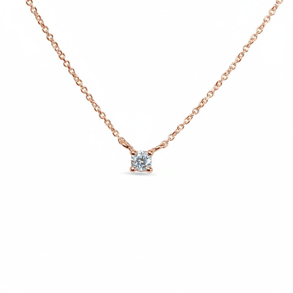 0.05ct Diamond Solitaire Classic Pendant