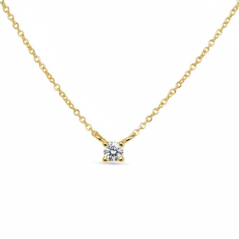 0.05ct Diamond Solitaire Classic Pendant