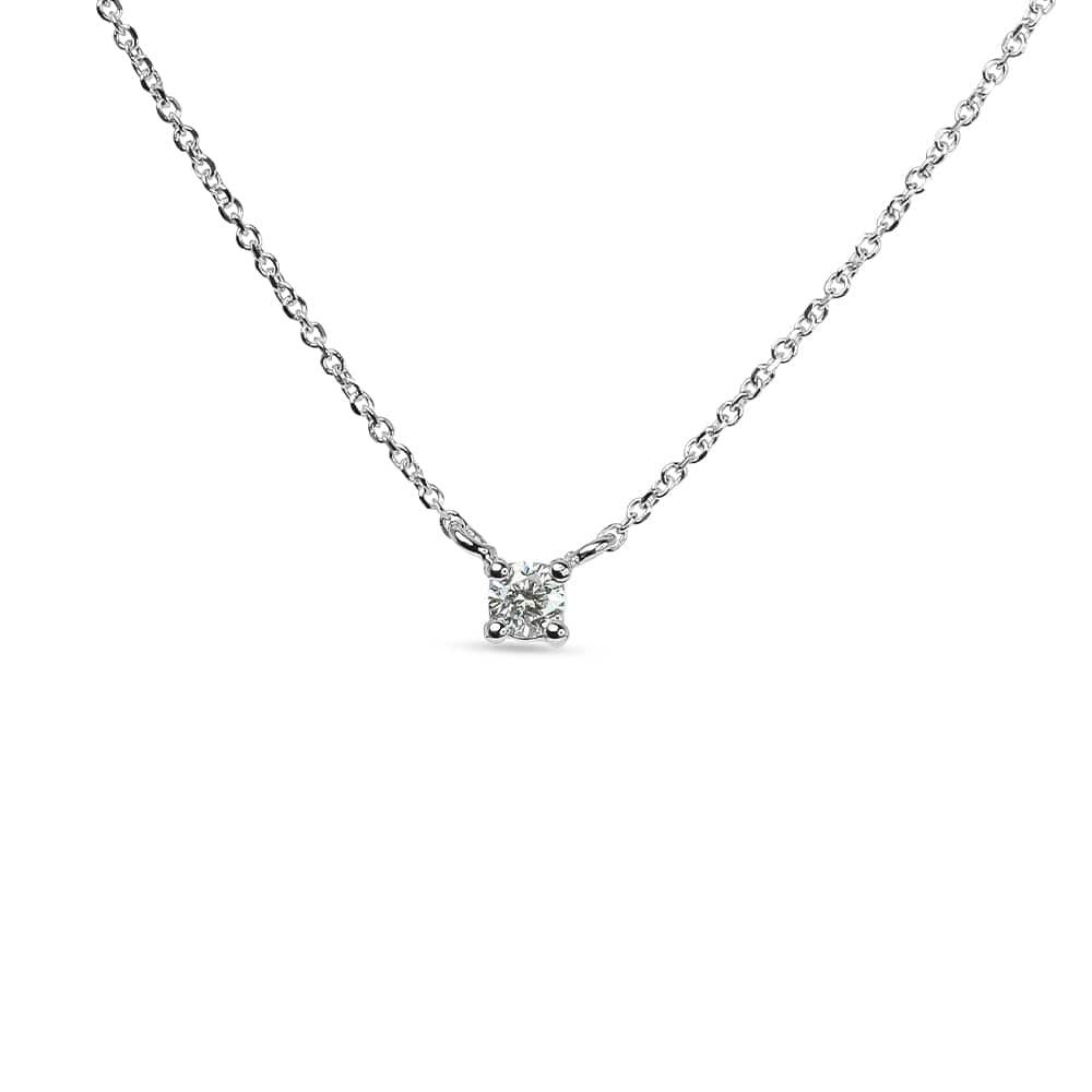 0.05ct Diamond Solitaire Classic Pendant