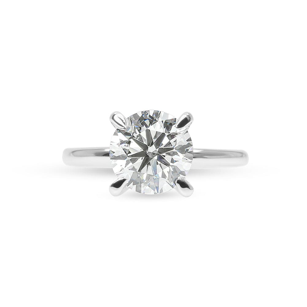 Lab Grown Sophia Round Cut Solitaire Diamond Gallery Engagement Ring