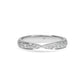 Phoebe Bezel Set Pave Pinch Diamond Wedding Band