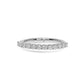 Olivia U-Shape Scalloped Diamond Wedding Band