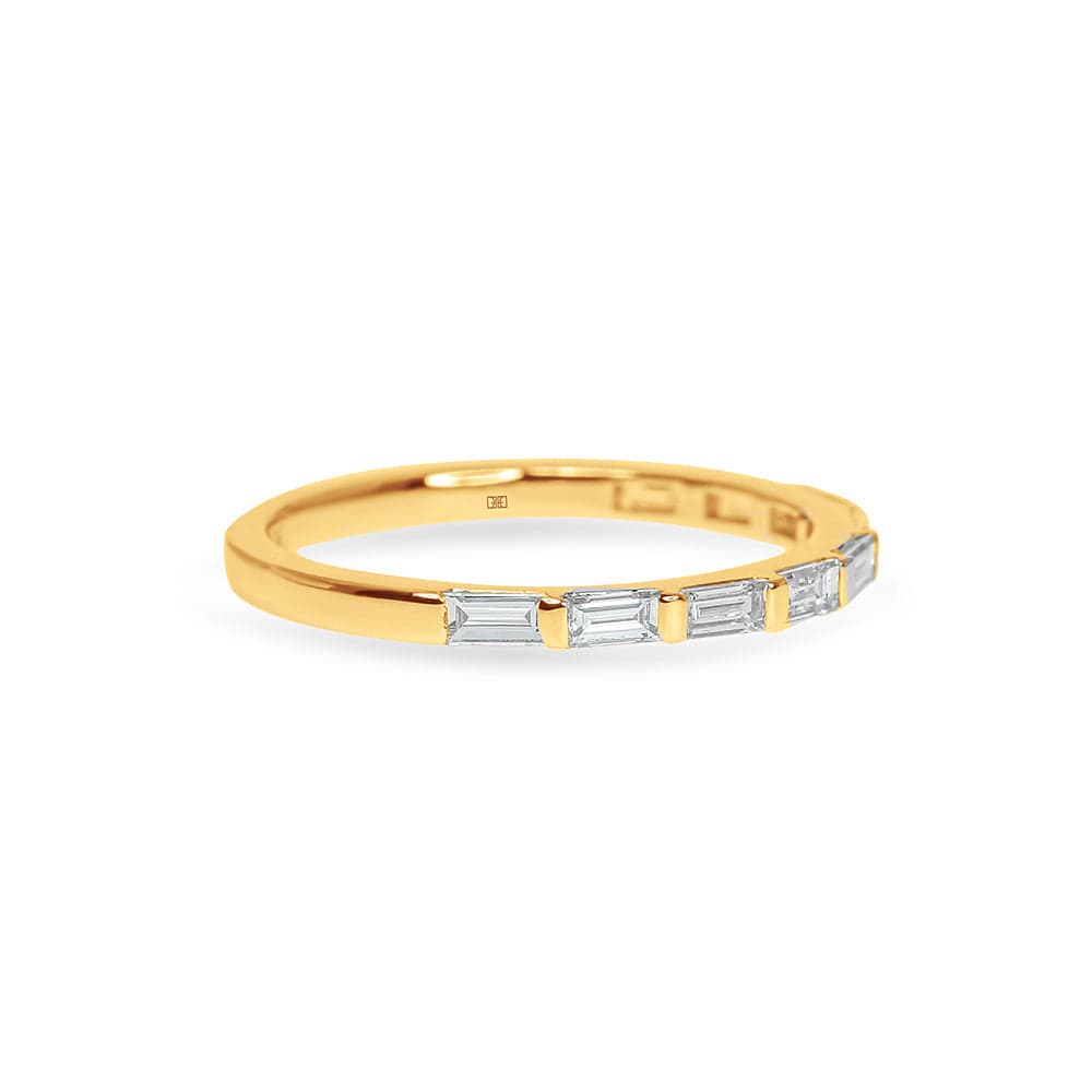 Florence Baguette Diamond Wedding Band