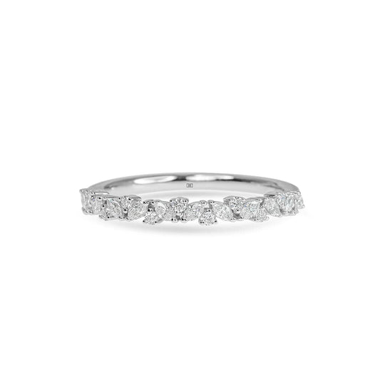 Isabelle Marquise & Round Wedding Band