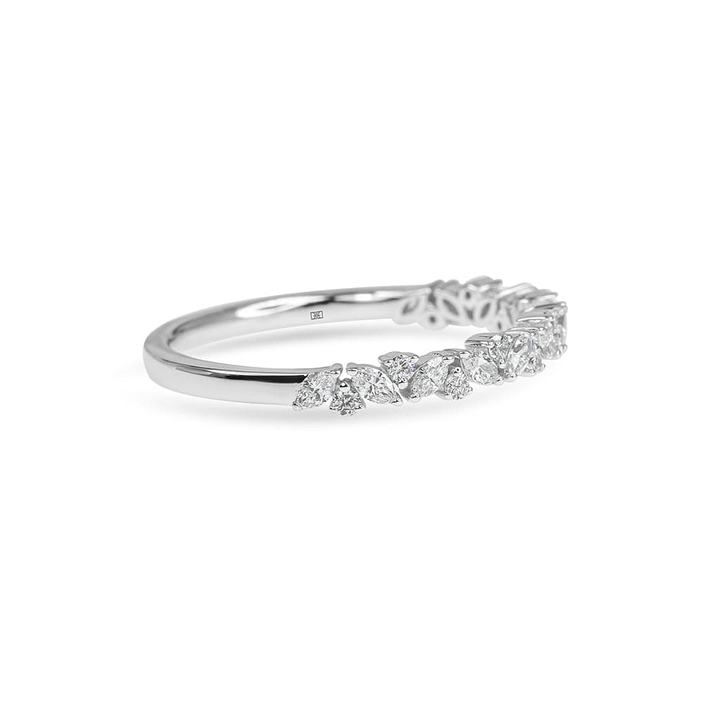 Isabelle Marquise & Round Wedding Band