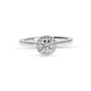 Lab Grown Catalina Round Diamond Halo Engagement Ring