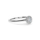 Lab Grown Catalina Round Diamond Halo Engagement Ring