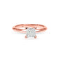 Lab Grown Nara Princess Knife Edge Solitaire Engagement Ring