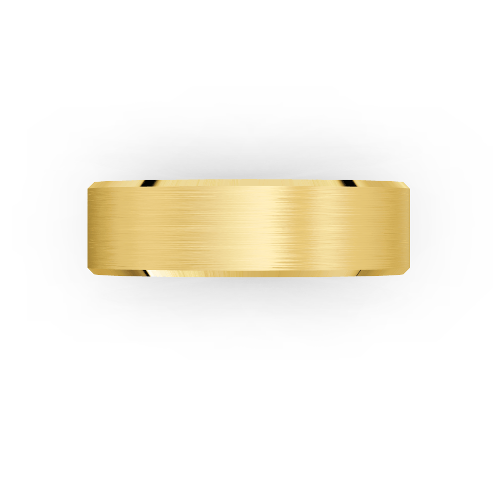 Adonis Mens Wedding Band 6mm (Yellow)