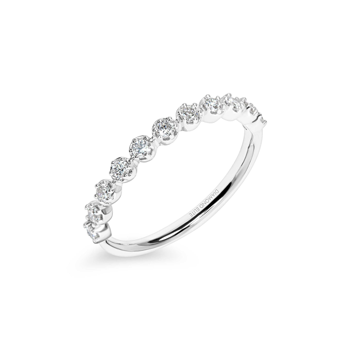 Lab Grown Blossom Diamond Wedding Band