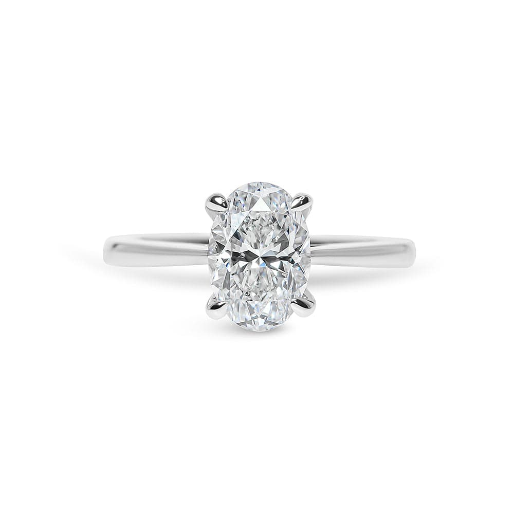 Lab Grown Verona Oval Diamond Engagement Ring