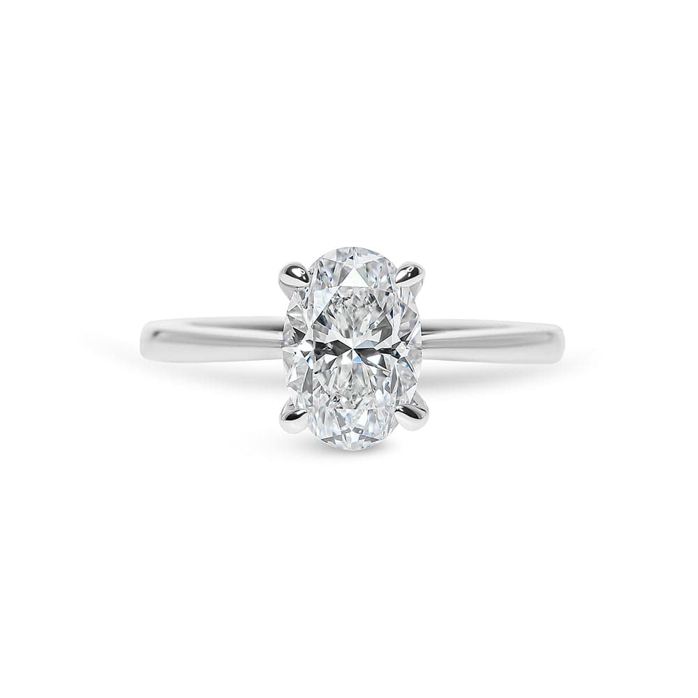 Verona Oval Diamond Engagement Ring