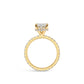 Kendall Oval Pave Diamond Hidden Halo