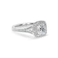 Lab Grown Waverly Cushion Diamond Halo & Split Shank Engagement Ring