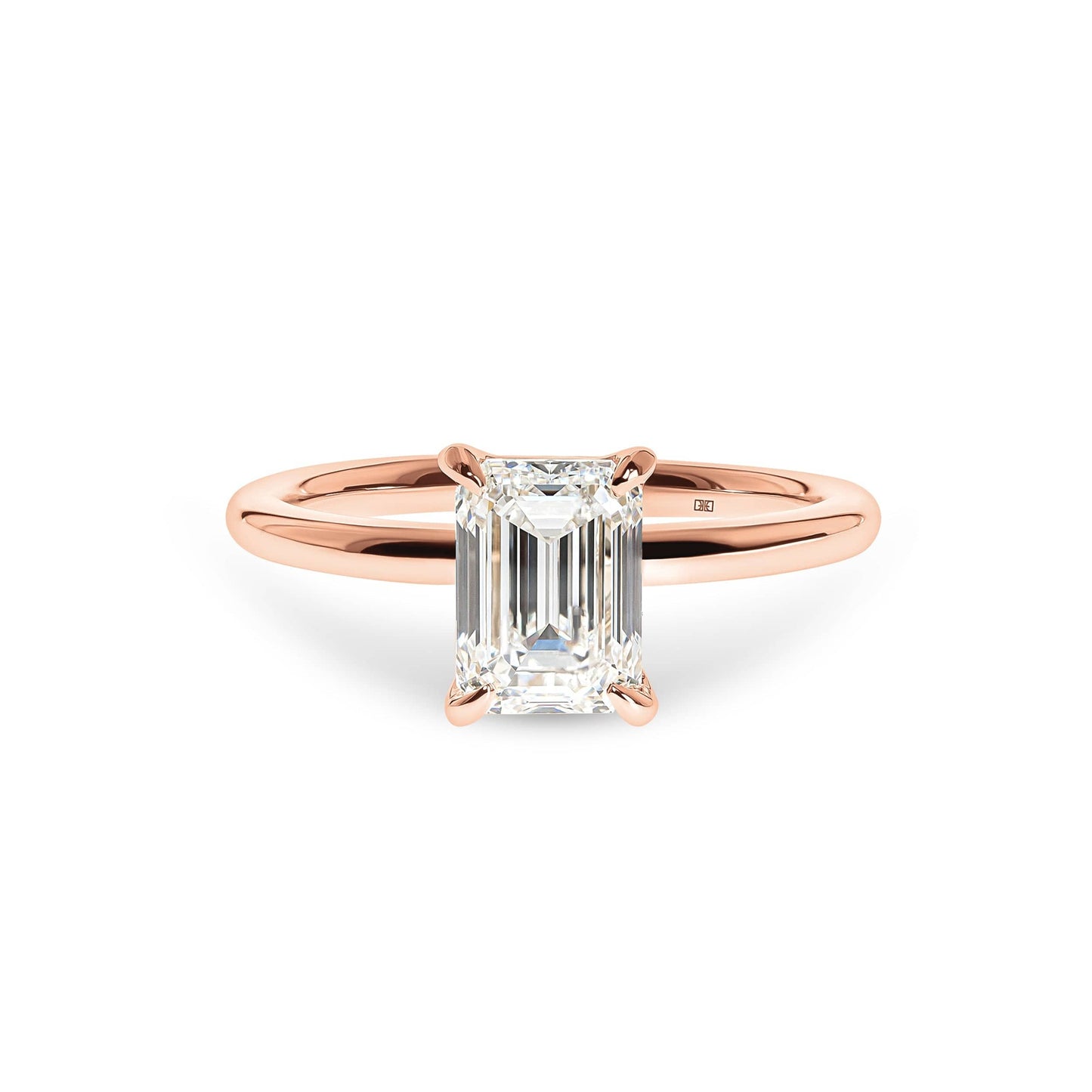 Jasmine Emerald Cut Solitaire Engagement Ring