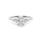 Eternal Harmony Lab Grown Oval Trilogy Engagement Ring