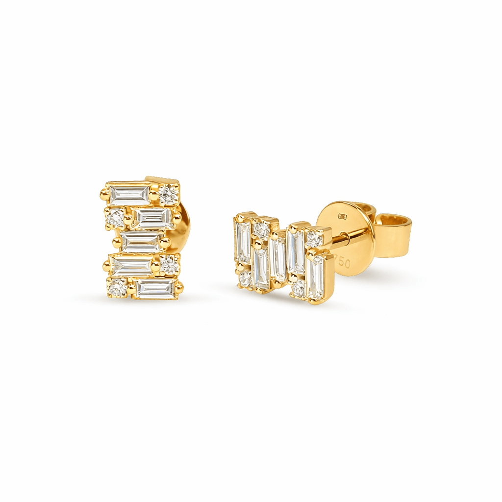 Baguette Diamond Earrings