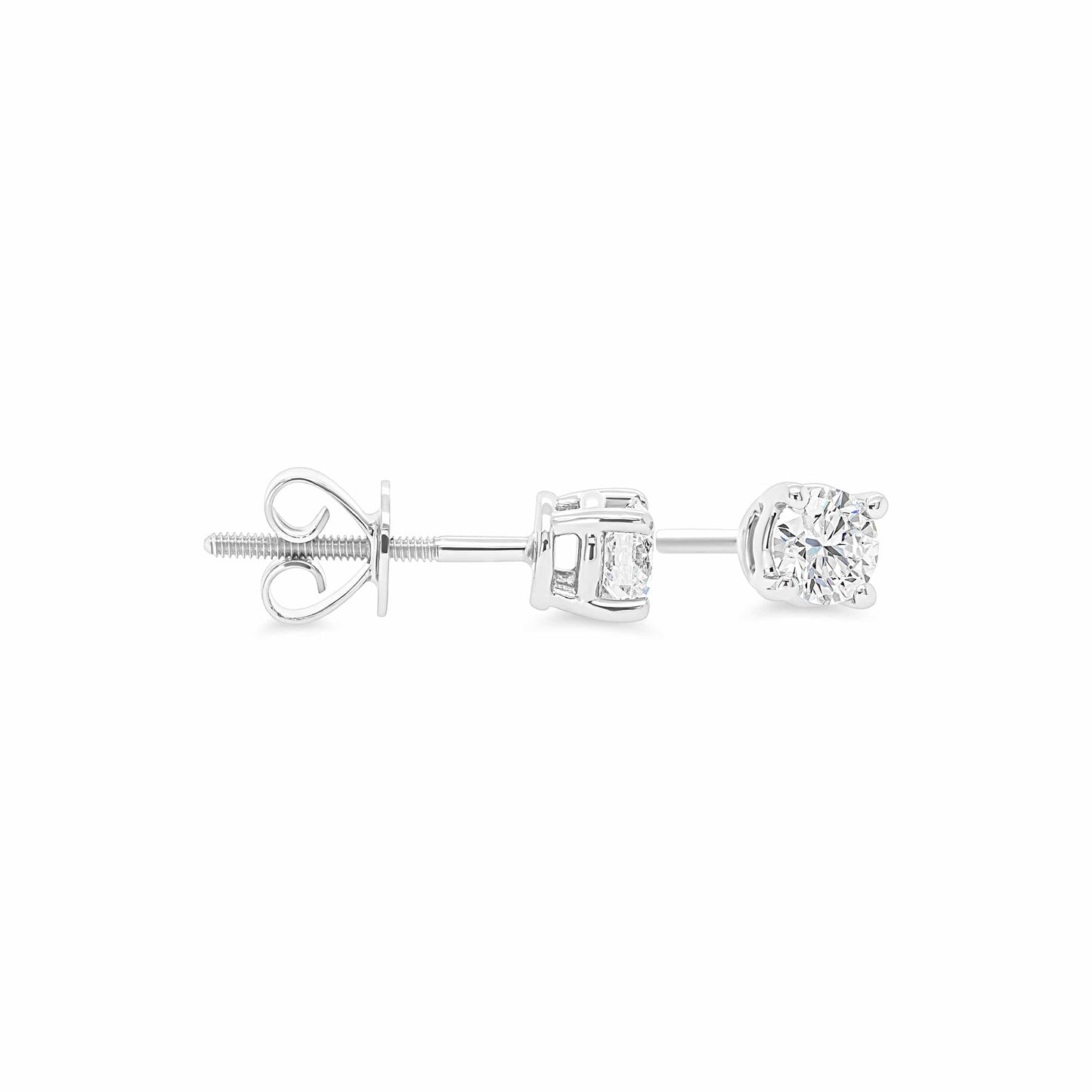 Classic Basket Diamond Studs (0.30 - 2.50ct)