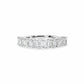 Emerald Basket Wedding Band