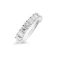 Emerald Basket Wedding Band