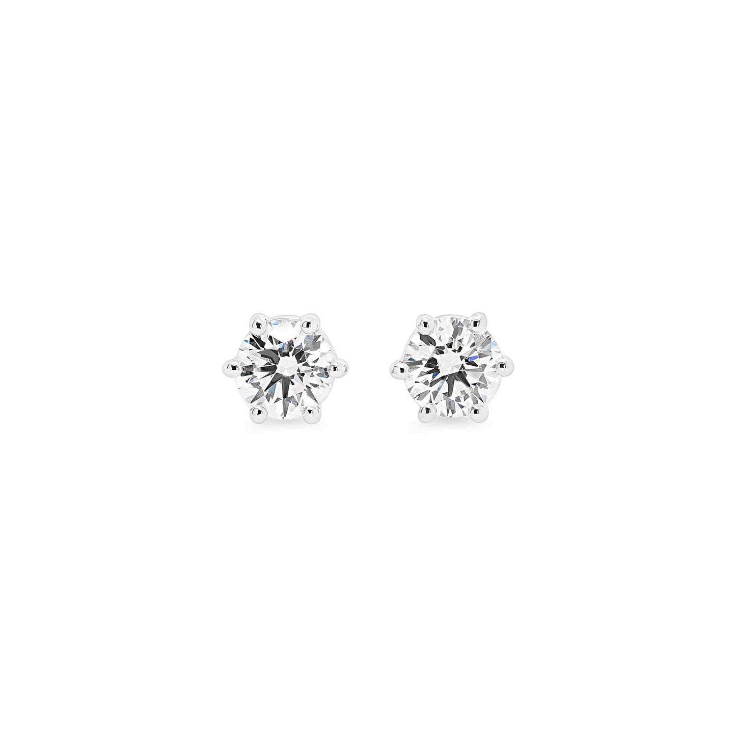 Classic Basket Diamond Studs (0.30 - 2.50ct)