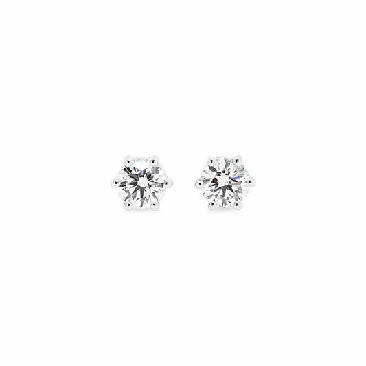 Classic Basket Diamond Studs (0.30 - 1.00ct)