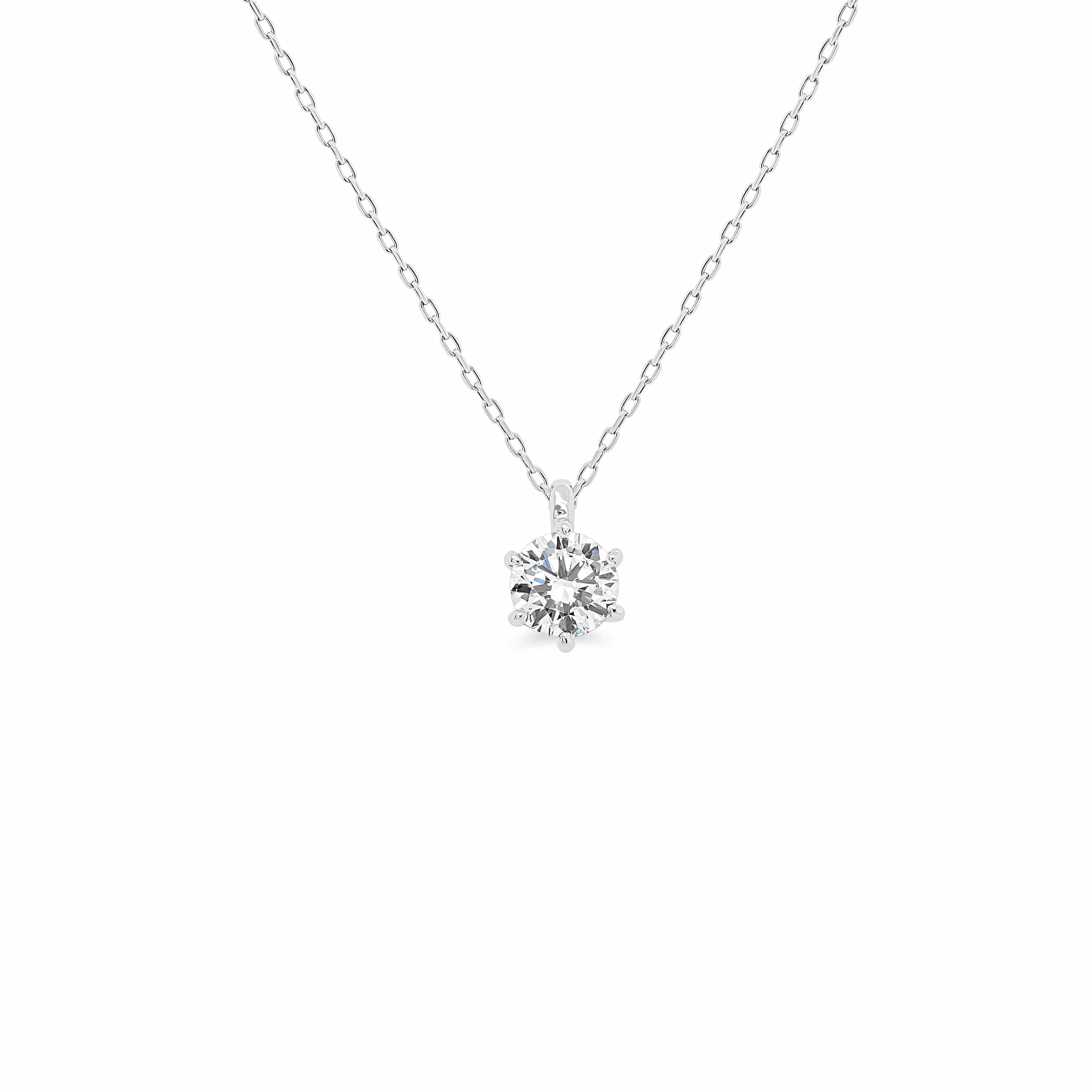 IGI Certified 0.60ct Round Brilliant Pendant