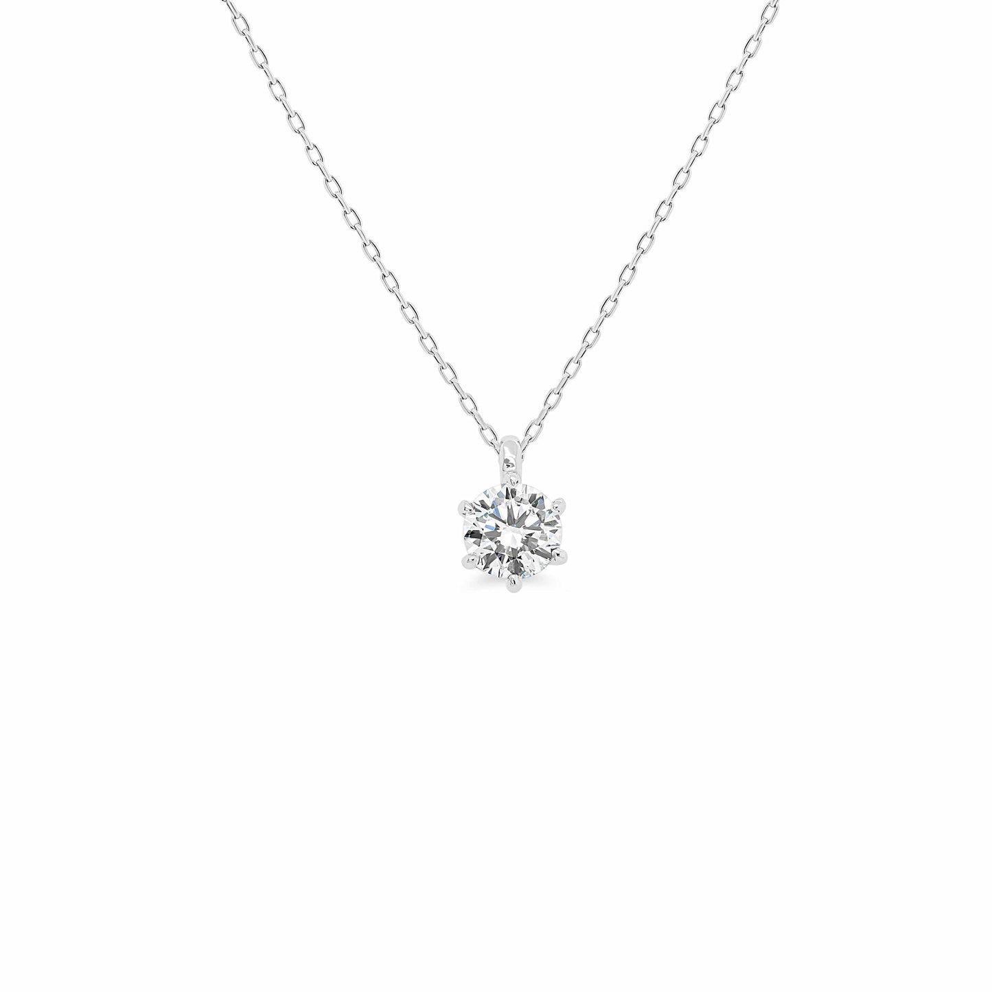IGI Certified 0.60ct Round Brilliant Pendant