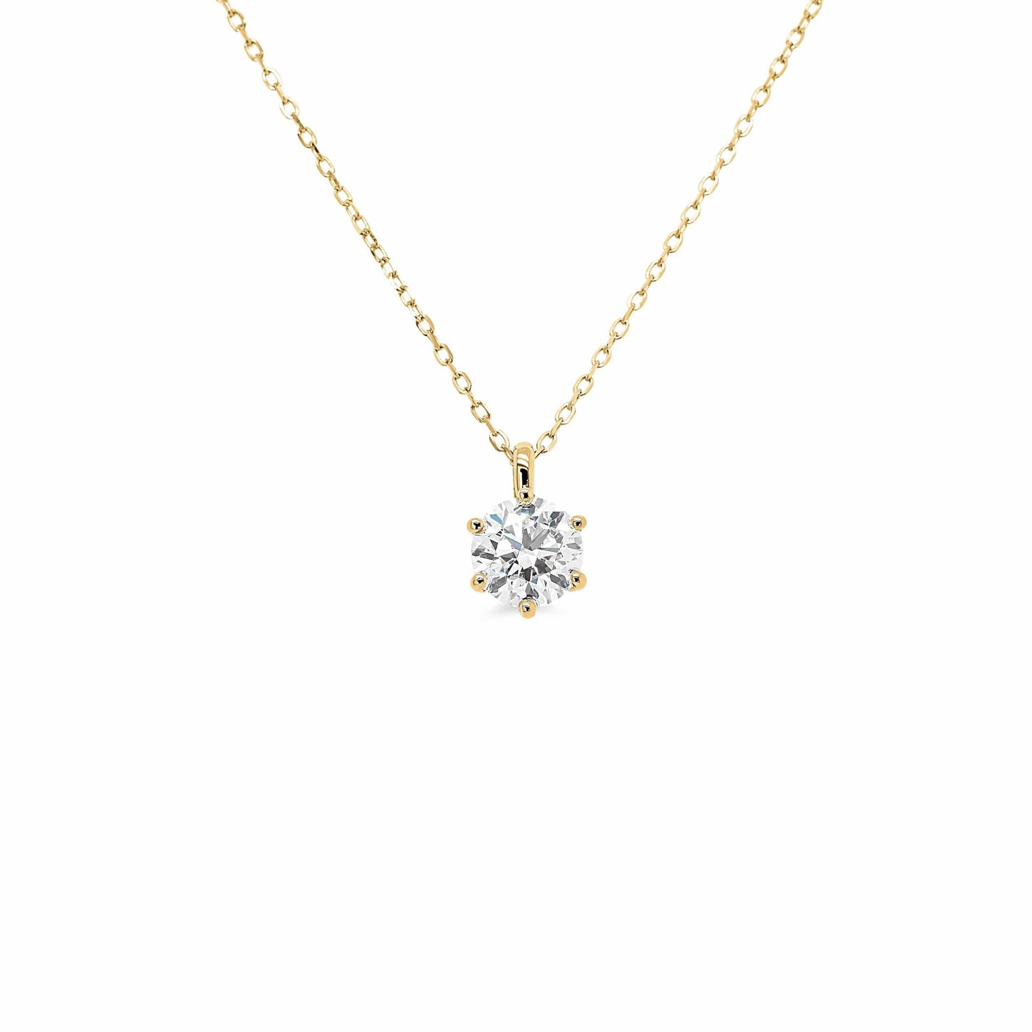 IGI Certified 1.57ct Round Brilliant Pendant