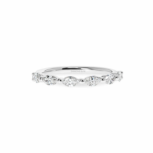 Maxine Marquise Diamond Wedding Band
