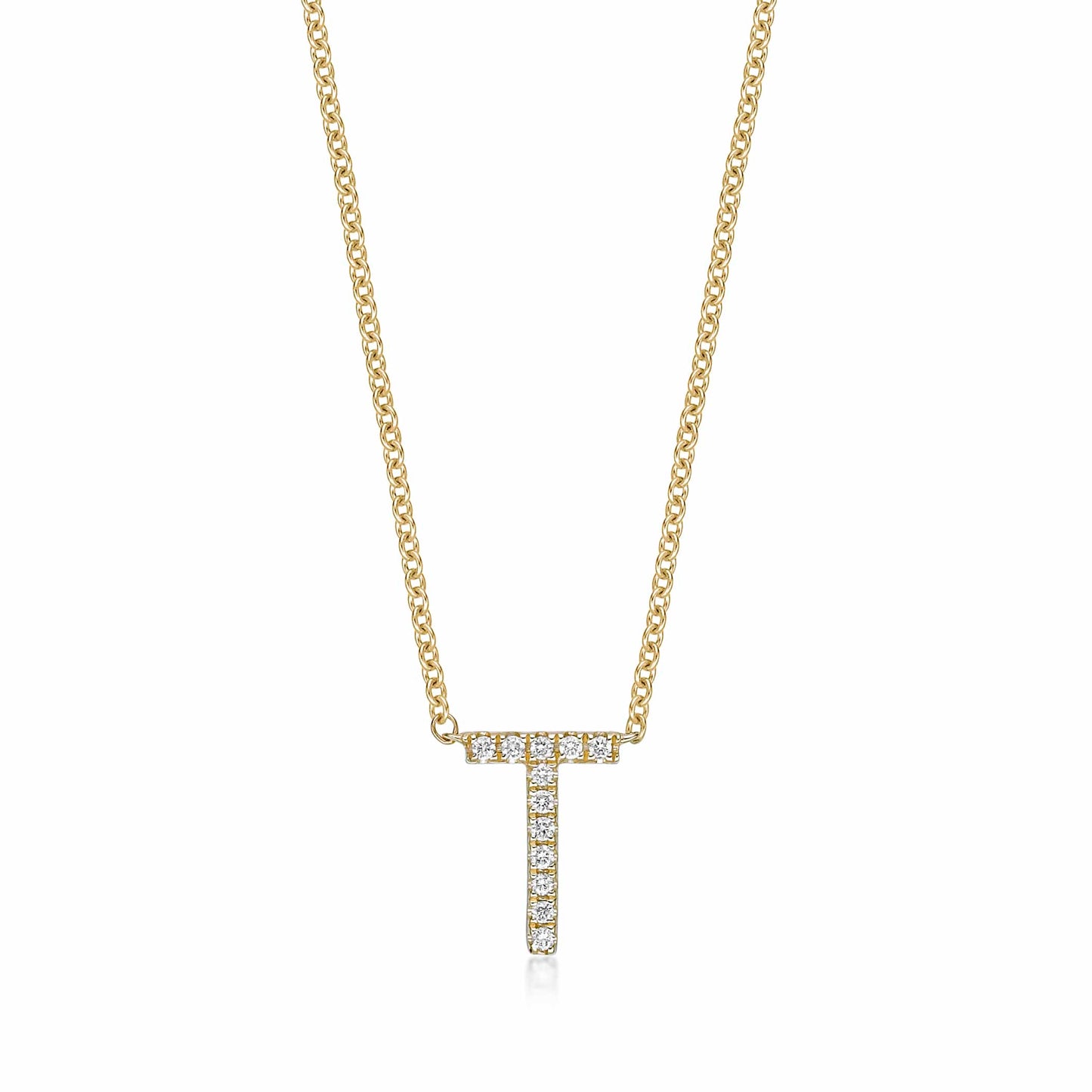 Diamond Initial Necklace (3 sizes)