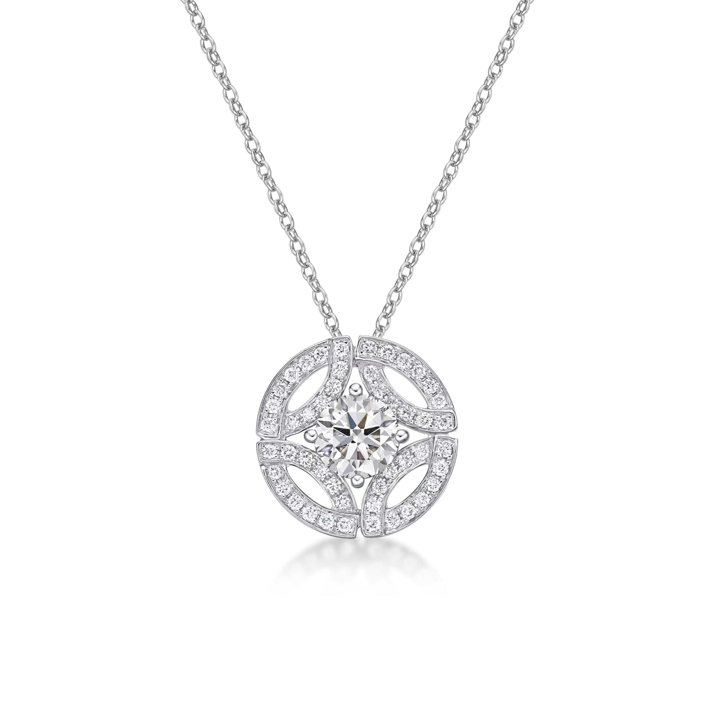 Circle of Triumph Diamond Necklace