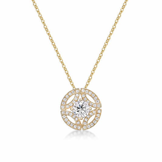 Circle of Triumph Diamond Necklace