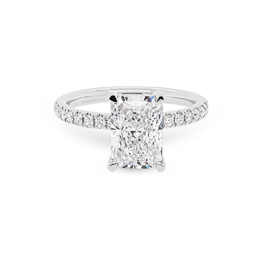 Lab Grown Celeste Radiant Cut Engagement Ring