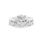 Michelle Oval Solitaire Hidden Halo Ring