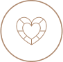 Natural Heart Engagement Rings