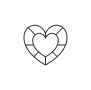 Natural Heart Engagement Rings
