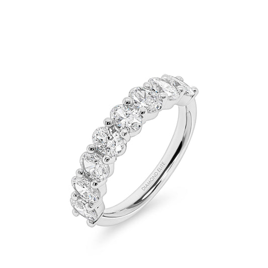Oval Basket Wedding Band