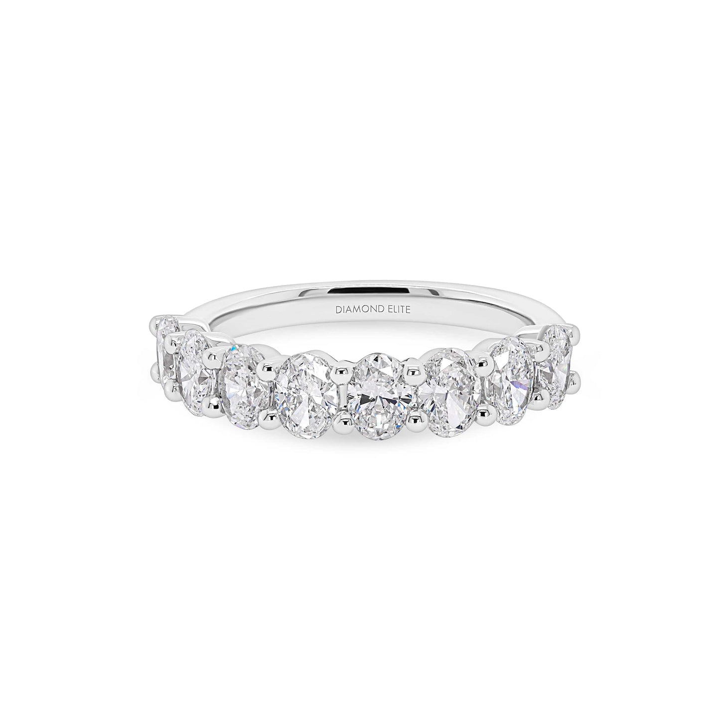 Oval Basket Wedding Band