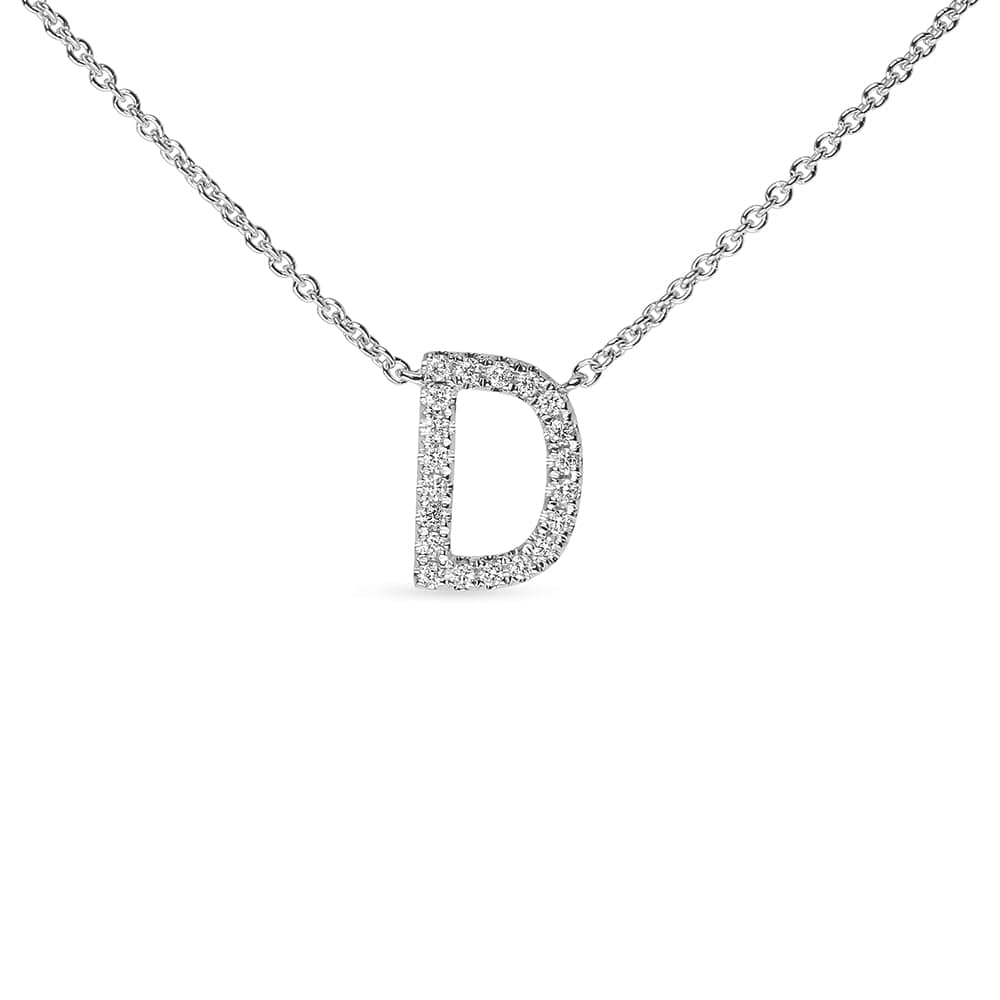 Diamond Initial Necklace (3 sizes)