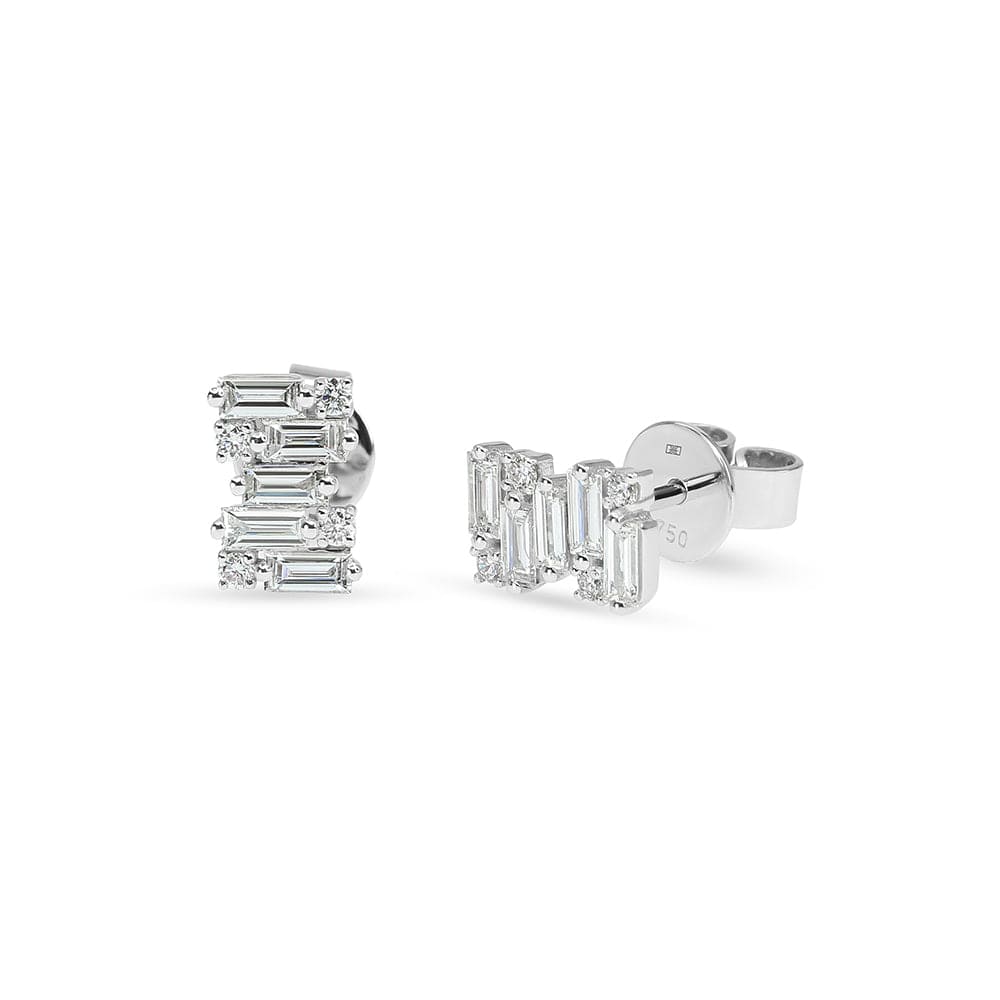 Baguette Diamond Earrings