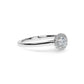 Catalina Round Diamond Halo Engagement Ring