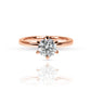 Classic Round 6 Prong Solitaire Engagement Ring
